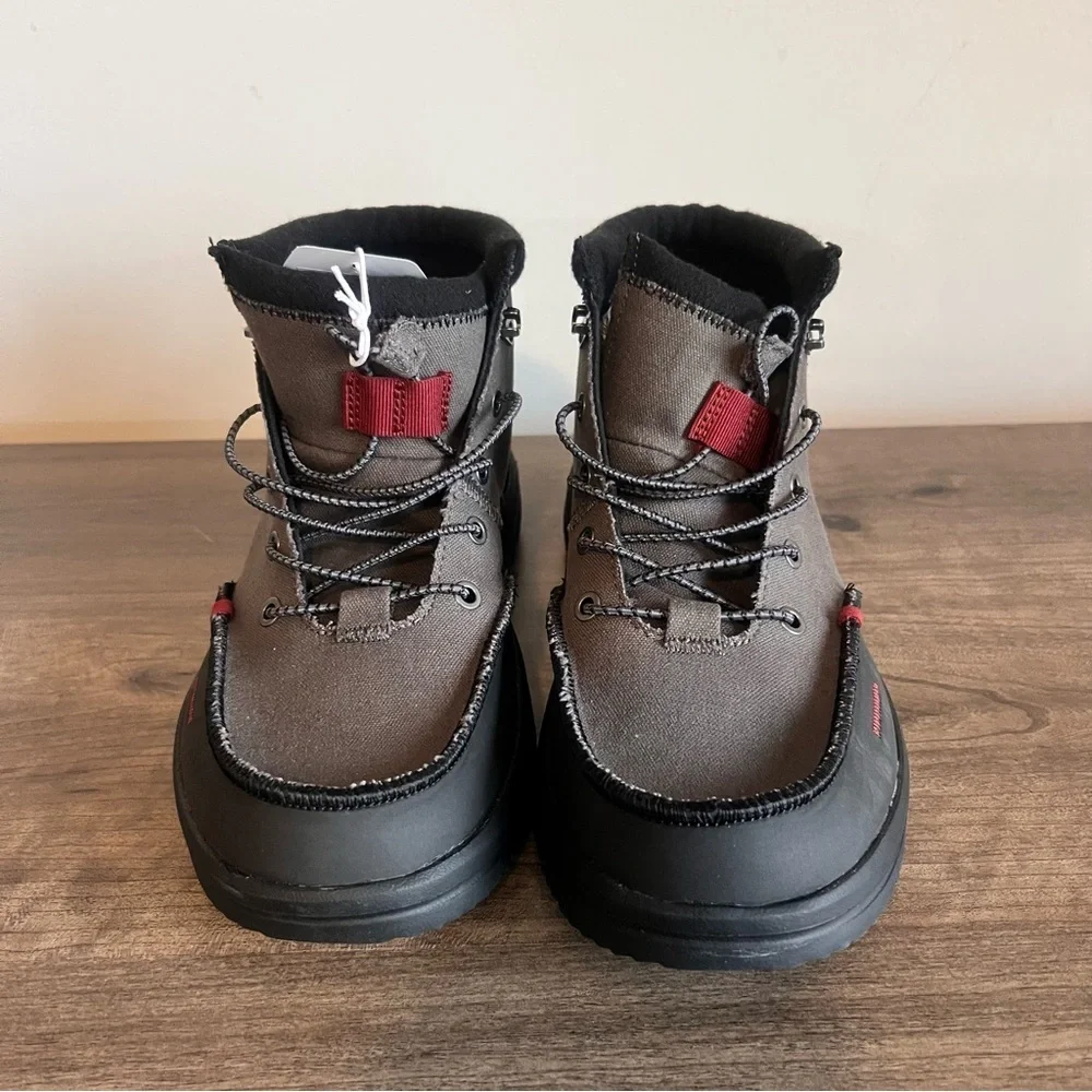 HEY DUDE NEW Men’s Bradley Waxed Canvas Boot Size 9 #476